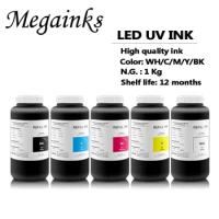 1000ML/bottle*5colors Dedicated UV ink For Ricoh GEN 4 GEN5 printhead for Ricoh UV printer ( 5 color option )