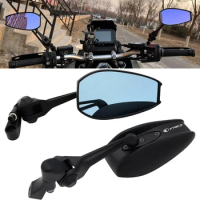 For KYMCO Xciting 250 Xciting 300 Xciting 400 AK550 AK 550 Motorcycle Adjustabale Side Rearview Mirrors CNC Rear View Mirror
