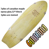 Good Quality Land Surf Skate Deck Skateboard Decks Canadian Maple and Epoxy Glue Bamboo Good Material