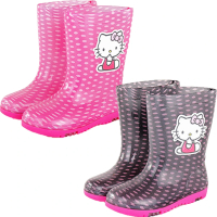 TDL 台灣製凱蒂貓HELLO KITTY兒童雨鞋兒童雨靴 715940