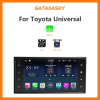 GATAXASKY Car Android Multimedia Radio Player For Toyota VIOS CROWN CAMRY HIACE PREVIA COROLLA RAV4 CarPlay Stereo Universal