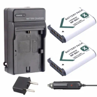 2pcs 1600mAh NP-BX1 NP BX1 BX1 Battery + Charger for Sony Cyber-shot RX1 RX100 RX100 IV WX300 H400 HX300,HDR-AS10 AS200VR CX240