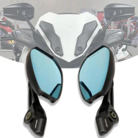 Motorcycle Rearview Rear View Mirrors Glass Back Side Mirror Holder Bracket For YAMAHA XMAX300 X-MAX XMAX 300 2023