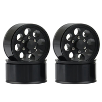 4PCS 1.55 Metal Beadlock Wheel Rim for 1/10 RC Crawler Car Axial Jr D90 CC01 LC70 JIMNY,3