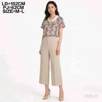 BLUS/ BLOUSE WANITA MOTIF BUNGA CANTIK MADE IN KOREA