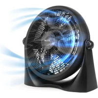 16 Inch High Velocity Floor Fan, Black, CFF16B, portable fan ,Cooling Appliances