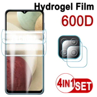 4IN1 Hydrogel Film For Samsung Galaxy A52 A72 A52S A12 A22 4G 5G Screen Protector Lens Sumsung A 22 12 52 72 52s 5 4 G Not Glass