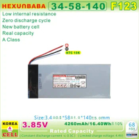3458140 3.85V 4260mAh NTC;Polymer Li-Ion Battery for Tablet PC ACER CHUWI TECLAST CUBE LENOVO Headwolf EZBOOK F123