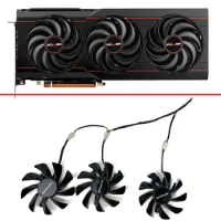 3PCS 87MM DIY Cooling Fan T129215SU RX6800XT ​Replacement Graphics Card GPU Fan For Sapphire PULSE AMD Radeon RX 6800 Fans