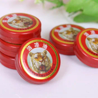 10pcs Chinese Tiger Balm Essential Oil Tiger Balm Anti-mosquito Anti-itch Summer Ointment for Relief Dizziness Remove Bad Smell