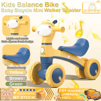 Hot Sale Hot SaleAlpaca Kids Balance Bike With Music & Lights Children Bicycle Mini Walker Balancing