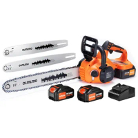 Cordless Chainsaw 18 Inch and 16 Inch Chainsaw Cordless Electric Battery Powered with 2X 5.0Ah Lithium Battery and Charger