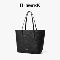 【003】OWINKK Woven Bag กระเป๋าโท้ท  ผ้าคุณภาพสูง  กระเป๋าถือหรูหรา  กระเป๋าคอมพิวเตอร์ สไตล์เกาหลี  ก
