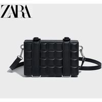 ZARA men's bag 2022 high-end new style bag niche trendy nd personality small square bag mini messeng