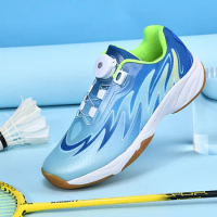 Professional Kids Badminton Sneakers Volleyball Training Shoes Quick Lacing Boy Girls Kids Table Tennis Training Sneakers 75518