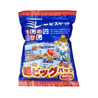(買1送1)野村煎豆 日本美樂小圓餅(30gx16包/袋)(共2袋)