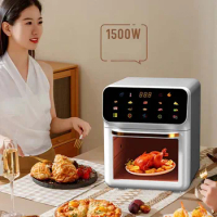 Intelligent Electric Air Fryer Oven Household Ktchen Baking Steam Machine Deep Fryer