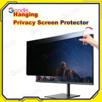 Privasi Desktop Computer Hanging Privacy Film for 19\ 21\" 23\" Monitor Anti-Blue Light Filter Remov