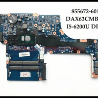 StoneTaskin Refurbished 855672-601 for HP Probook 450 G3 Laptop Motherboard DAX63CMB6D1 SR2EY I5-6200U I7-6500U DDR4 Tested