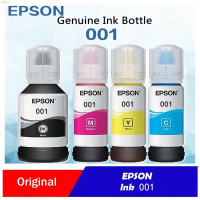 bqu Epson 001 หมึกเติม หมึกสีย้อมสำหรับเครื่องพิมพ์ L4150/L4160/L5190/L6160/L6170 Epson T03Y (001) I