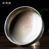 曼扎盤藏傳佛教用品尼泊爾青銅拋光修盤底盤曼茶羅曼達盤 大小號