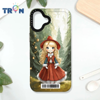 TRON iPhone 16 PLUS 金髮小紅帽女孩聖誕樹 防摔太空載具殼 透白 軟硬 手機殼
