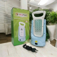 Ready Sunfest SF-727 Lampu Led Emergency belajar Senter Camping Terang Lampu Duduk COD Murah