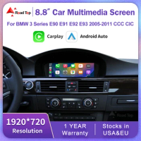 Wireless CarPlay Android Auto Car Multimedia Touch Screen For BMW 3 Series E90/E91/E92/E93 CCC/CIC Monitor Radio