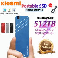 For Xiaomi Portable SSD Type-C/USB3.1 External Mobile Solid State Drive High Speed 2TB 4TB 8TB 16TB Hard Drive Laptop Hard Drive