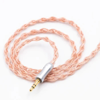 BQEYZ C9 Earphones Cable 4 Core Single Crystal Copper Cable 3.5mm\2.5mm\4.mm 2PIN Connectors For Spring 2 BQ3 KC2 S2PRO KING SG