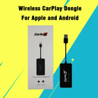 Carlinkit Upgraded Wireless CarPlay Dongle Android Auto Smart Link USB Dongle Adapter Android Multimedia Player