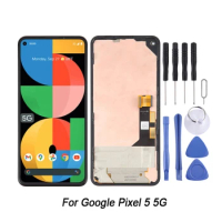 OLED Material LCD Screen Display For Google Pixel 5 5G Touch Screen and Digitizer Full Assembly with Frame