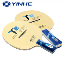 Yinhe T1s - Kayu Blade Bet Pingpong Tenis Meja Yinhe T1-s T-1s T 1 S Original FL Pegangan 3+2 Carbon