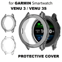 10PCS Smart Watch Protective Cover for Garmin Venu 3 / Venu 3S Soft TPU Protector Case Bumper Shock-Proof Shell