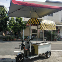 攤車 餐車 移動式攤車 電動攤車 客製化。蔥油餅