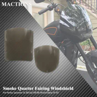 Motocycle Headlight Windshield Fairing Protector Upper Lower WindScreen For Harley Sportster XL883 1200 FXDXT FXLR Dyna Touring