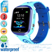 2021 Smart Kids Watch Q13 Waterproof GPS Tracker WIFI Voice Chat with Camera for Child Baby Student Sports Monitor Smart Watch