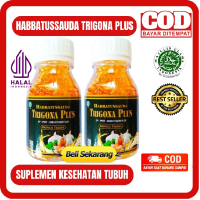 (BISA COD) HABBATUSSAUDA TRIGONA PLUS ISI 200 KAPSUL - HABBASYI TRIGONA PLUS MINYAK HABBATUSSAUDA PL