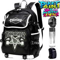 ADN BAG - TAS SEKOLAH ANAK LAKI LAKI PEREMPUAN THRASHER TAS RANSEL SEKOLAH ANAK SD REMAJA DISTRO FAS