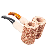 Eco-friendly Medium Size Corn Pipe Curved Smoking Pipe Smoke Pipe Hospitality Disposable Corn Pipe