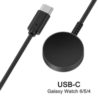 Official Fast Charger for Samsung Galaxy Watch 6 Classic Wireless Charging PD USB-C Cable for Galaxy Watch 5 Pro/ 4/ 3/ Active 2