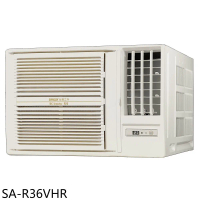SANLUX台灣三洋【SA-R36VHR】R32變頻冷暖右吹窗型冷氣(含標準安裝)