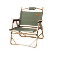 Black&amp;green Aluminum Alloy Chair Kermit Lightweight Portable Folding Camping Chair Ultralight Outdoor Tourist Chairs Furniture