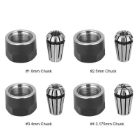 Nut Pengapit Chuck ER11 Bahagian Mesin Lathe Untuk Mesin Pengilangan dan Ukiran CNC