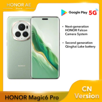 HONOR Magic6 Pro Snapdragon 8 Gen 3 180MP Periscope Telephoto Camera Dual Sim 5600 mAh Battery 80W SuperCharge