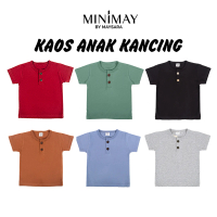 Kaos Anak Kancing Laki Perempuan 1 2 3 4 5 Tahun Balita