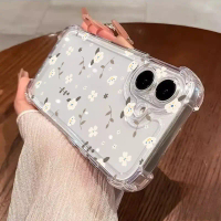เคสถุงลมนิรภัยลายดอกไม้ ดีไซน์เรียบหรู เข้ากันได้กับ Honor X70i, X60 GT, X30, X10 Max, เล่น 40, 10T,