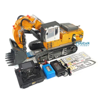 HUINA 1/14 Kabolite New K970-200 Front Shove Hydraulic RC Excavator Metal Assembled Yellow Painted Model Outdoor Toys TH19865
