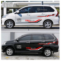 08 MA stiker cutting mobil avanza stiker trd sportivo simple  bisa untuk semua jenis mobil
