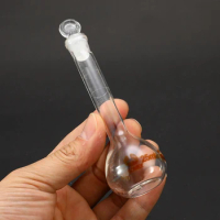 Glass Volumetric Flask Glassware With Stopper Lab Chemistry Laboratory Transparent Beaker 5-100ml Laboratory Round Boiling Flask